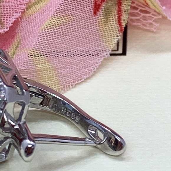 Sky Blue Topaz Sterling Silver 925 CZ - Picture 3 of 6